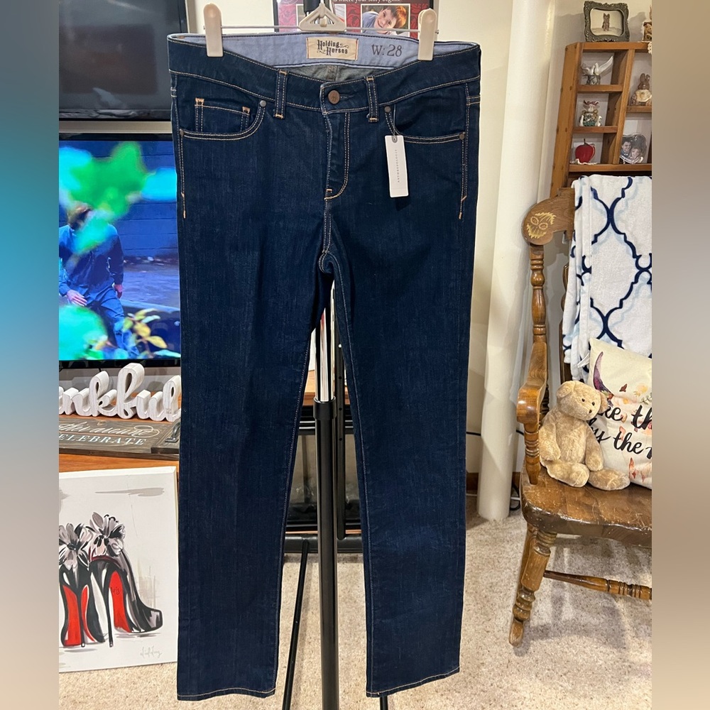 NWT Anthropologie Holding Horses jeans